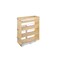 Rev-A-Shelf Maple Veneer, Light Brown, 9.25 in W, 25.6 in H, 21.75 in D, 21.75 in L, Light Brown 449-BCSC-8C - alternate 1